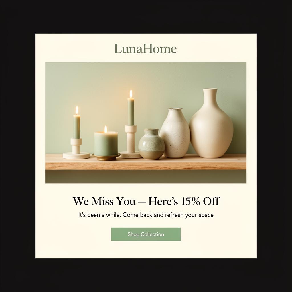 LunaHome email campaign