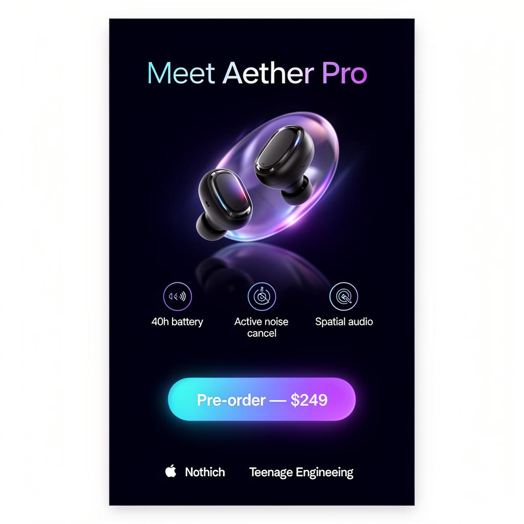 Aether Pro email campaign